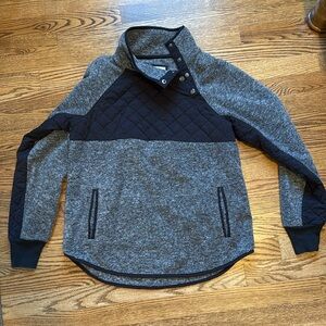 Abercrombie button neck fleece